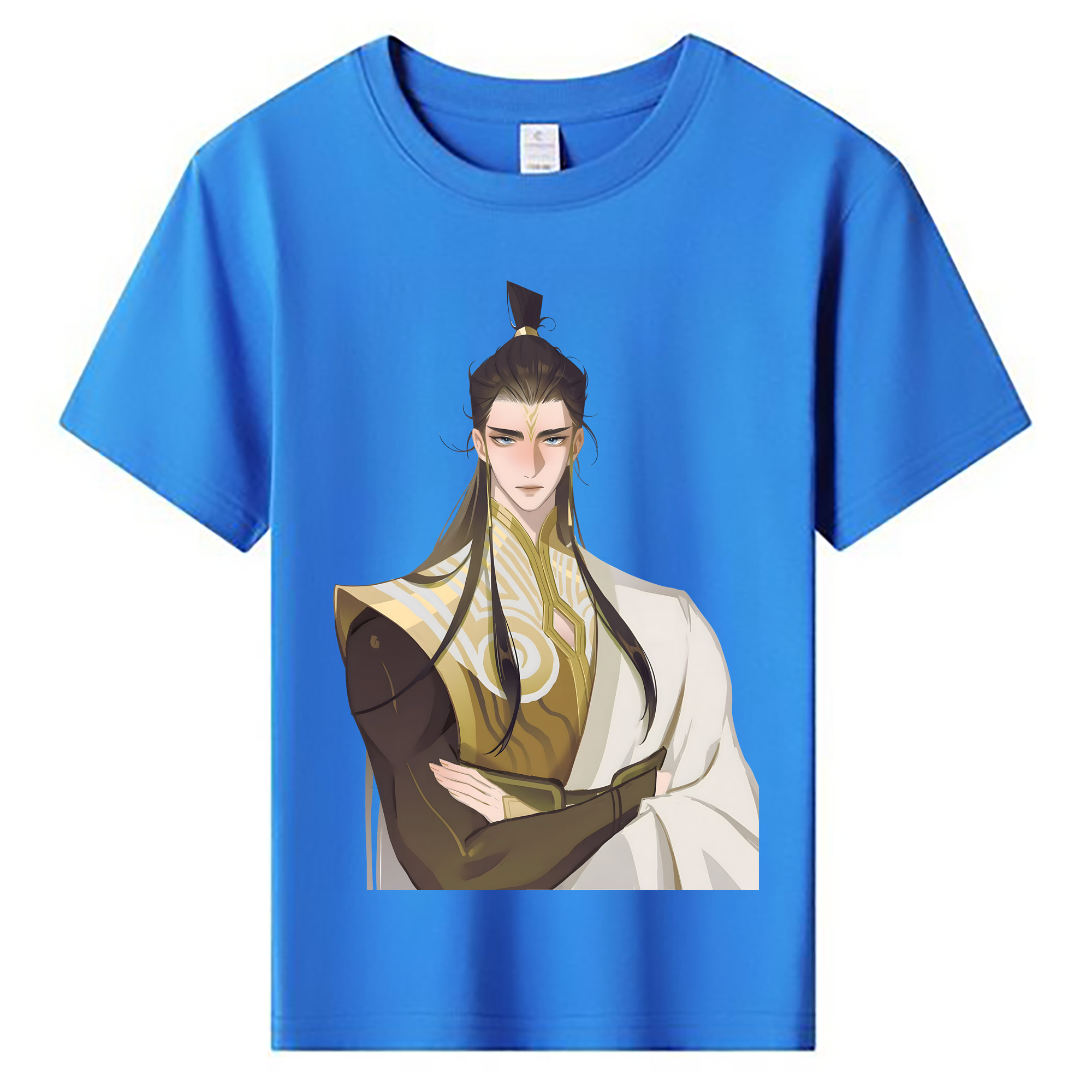 （画像用） Ne Zha 2 ナタ 魔童の大暴れ 綿100％キッズTシャツ（フロントプリント）